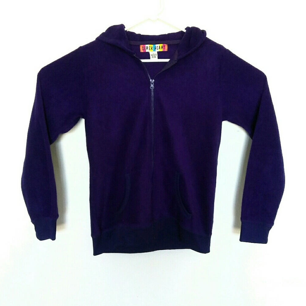 Derek Heart Jacket Purple Size Large Fleece